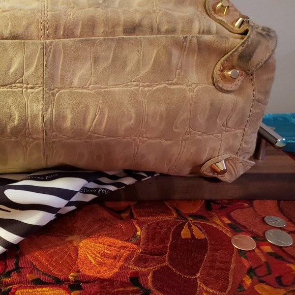 linea pelle suede handbag - original tag - Picture 5 of 7
